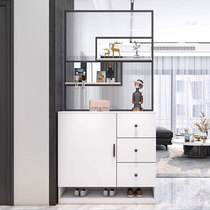Light luxury screen living room partition cabinet entry entrance cabinet shoe cabinet all-in-one cabinet modern simple entrance glass decorative cabinet