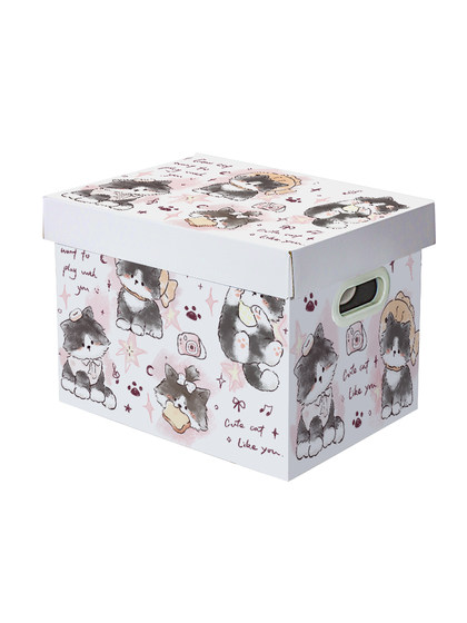 Cow Cat Gift Box Large Empty Box Carton Birthday Gift Snack Packaging Box Graduation Season Gift for Women