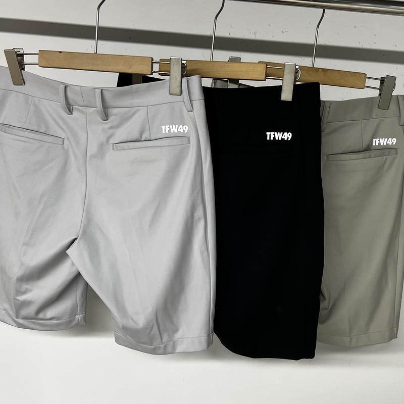 41B27 Export Surplus Tfw49 Golf Men's Summer New Shorts Versatile Solid Color Quick-Drying Business