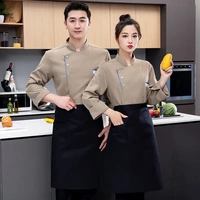 Хаки лонгслив, фартук