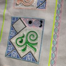 Ethnic minority clothing traditional cultural clothing Miao clothing pure hand embroidery computer embroidery finished product 1 piece