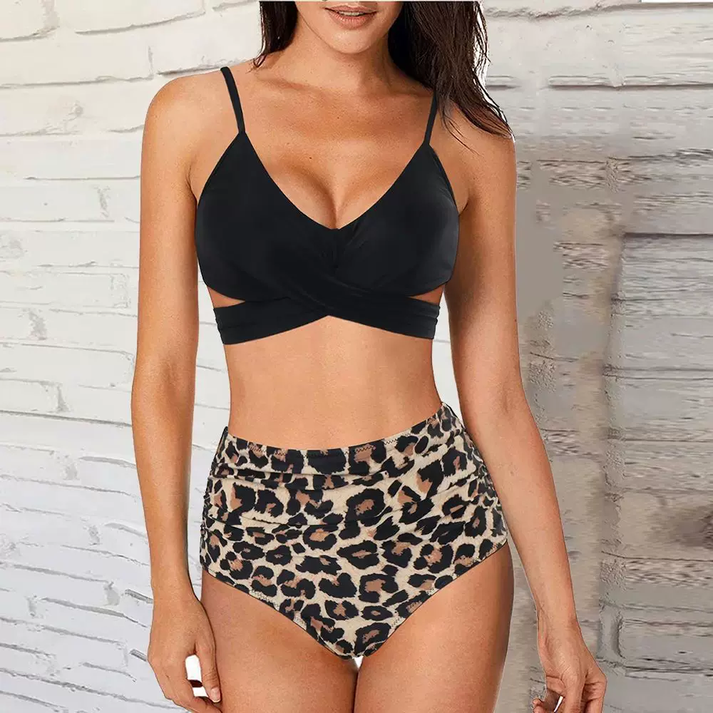 Купальник-бикини сет женский 2023 новый high waist пуш-ап Бразилия