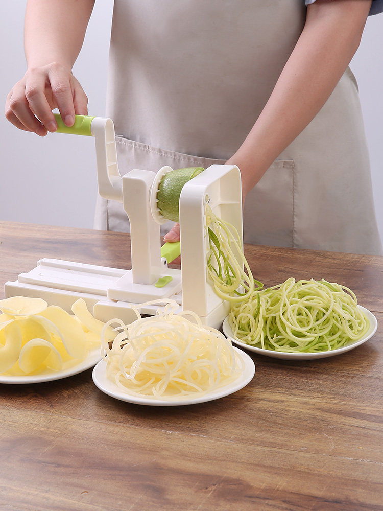 Hand-in-hand lettuce Vegetable Cutter Spiral Potato Western Gourd Cutting Silk Instrumental Home Creative Kitchen Sliced Cutting cutting cutting machine-Taobao
