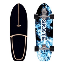 32-inch land surfboard S7 spring bridge pedal-free beginner ski simulation training board professional street riding S1