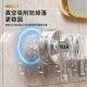 Bathroom suction cup mop wall mount bathroom fixing hook buckle broom storage rack bathtub storage rack