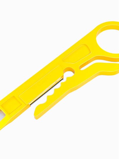 Shanze gelbes kleines Abisoliermesser, Drahtwerkzeug, Abisolierer, Netzwerkkabel, Karte, Drahtmesser, Telefonleitung, Drahtmesser, kleines Wählmesser, SZ-571