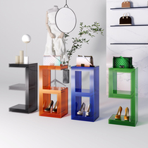 Shoe shop window decorations clothing store shoe and bag display stand exhibition hall exhibits flow table display rack
