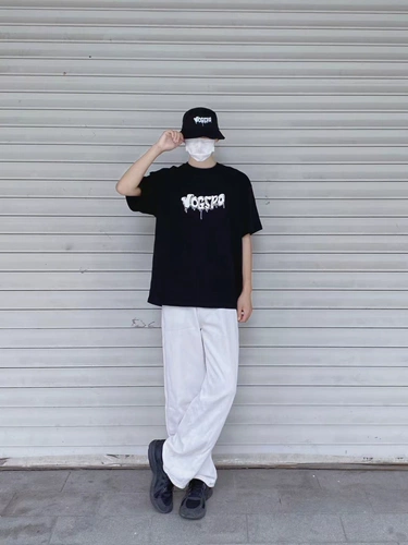 Tide, трендовая летняя ретро футболка, короткий рукав, оверсайз, в американском стиле