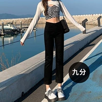 Черные [укороченные брюки]