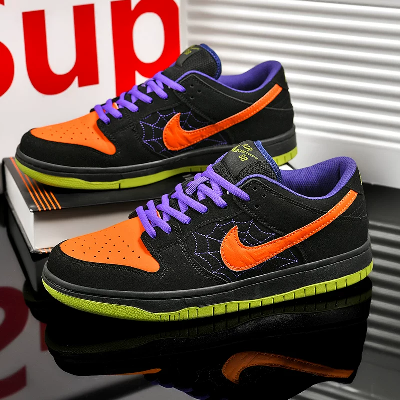 Путян AJ мужские туфли соединение текст Dunk low -top SB кроссовки пара пара молодые досуг универсальные спортивные женские туфли