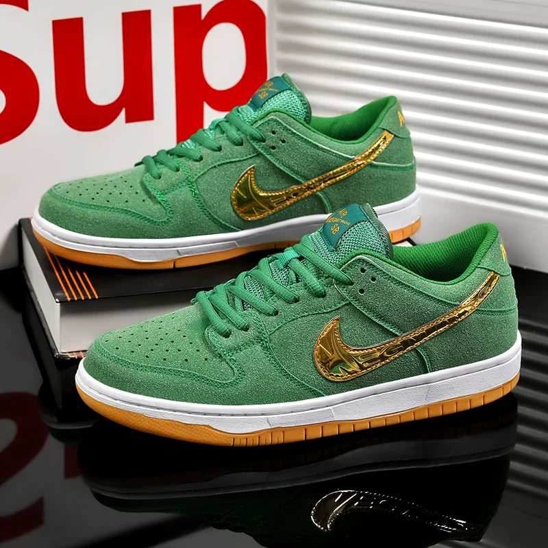 Путян AJ мужские туфли соединение текст Dunk low -top SB кроссовки пара пара молодые досуг универсальные спортивные женские туфли