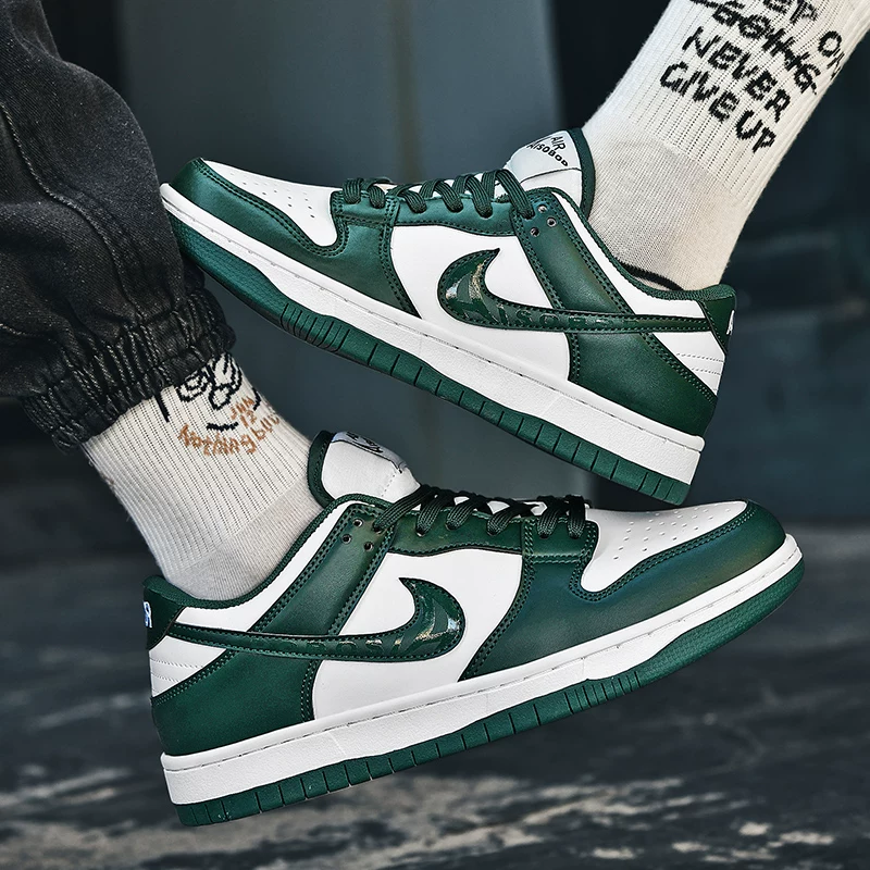 Путян AJ мужские туфли соединение текст Dunk low -top SB кроссовки пара пара молодые досуг универсальные спортивные женские туфли