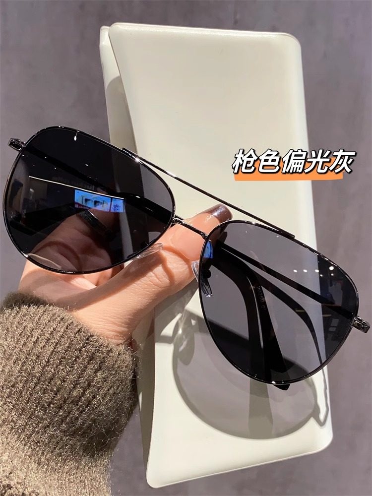 Pilot Sunglasses for Men, High-End, Anti-Uv, Polarized Sunglasses for Women, Special for Driving, Toad Glasses