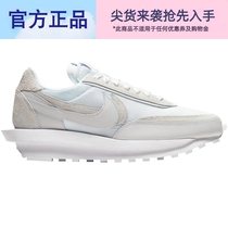Deconstructed shoes running Nikesacai black and white double hook-101BV0073LDWaffle