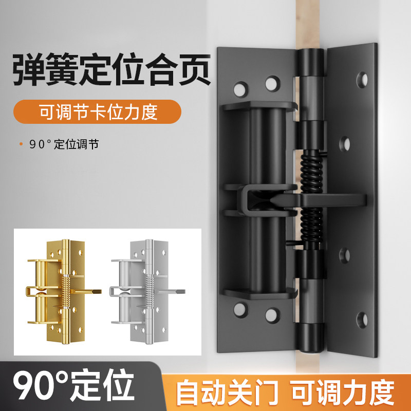 How do spring hinges achieve automatic closing and return rebound ...