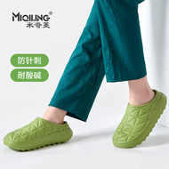 dép cá sấu há miệng Giày phẫu thuật Mickey Ling dành cho nữ bác sĩ và y tá Dép đi trong phòng mổ đặc biệt dành cho nam đế dày chống trượt dép lê nữ mùa hè dép lê nữ đi biển