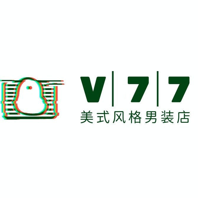 V77美式男装的LOGO