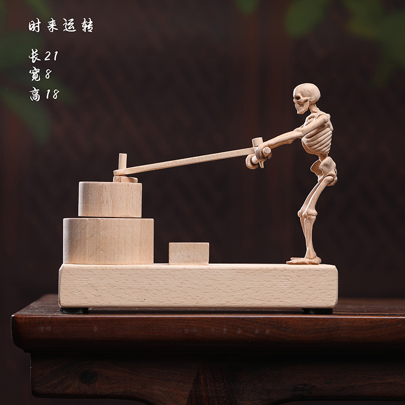 Wooden mechanical toy puppetry Pushers Home Decoration Pendulum Toys Gift-Taobao-Taobao