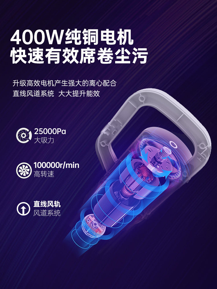 Mokusan Wired Vacuum Cleaner for Home Use with Strong Suction and High Power, All-In-One Suction and Mopping Machine, Handheld Sweeping, Vacuuming and Wiping Two-In-One