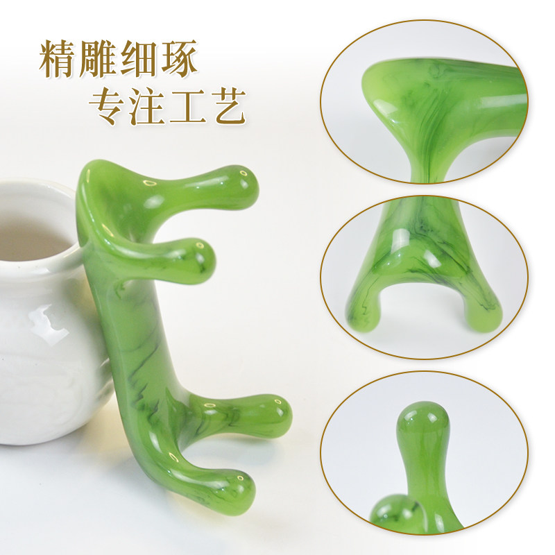 动力虎经络按摩器颈椎脊椎背部按摩狗大号树脂开背推拿点穴通络