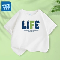 [Чистый хлопок, 1 упаковка] Белый Living English