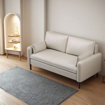 2025 new small apartment sofa rental room double straight row leisure reception cream style modern simple set 2025 new small apartment sofa rental room double straight row leisure reception cream style modern simple set