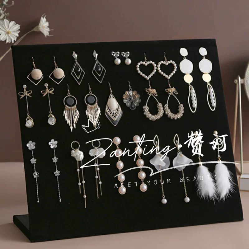 Earrings, necklace, chain, stand, storage box