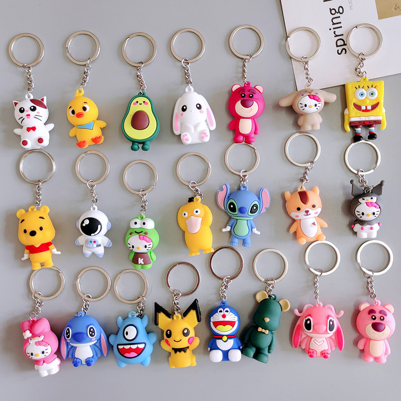 Back-To-School Season Gift Year of the Horse Keychain Trendy Children's Kindergarten Elementary School Student Gift Creative Cartoon Doll Pendant