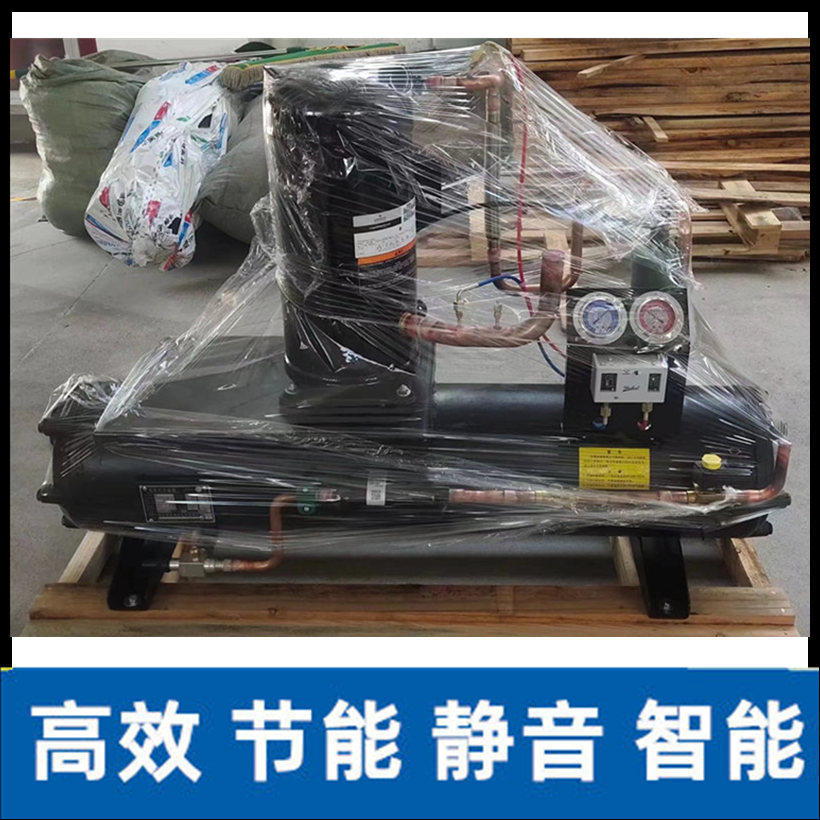 博润制冷冷藏库全封闭涡旋冷库机组优质冷凝机组采用谷型压缩机(图4)