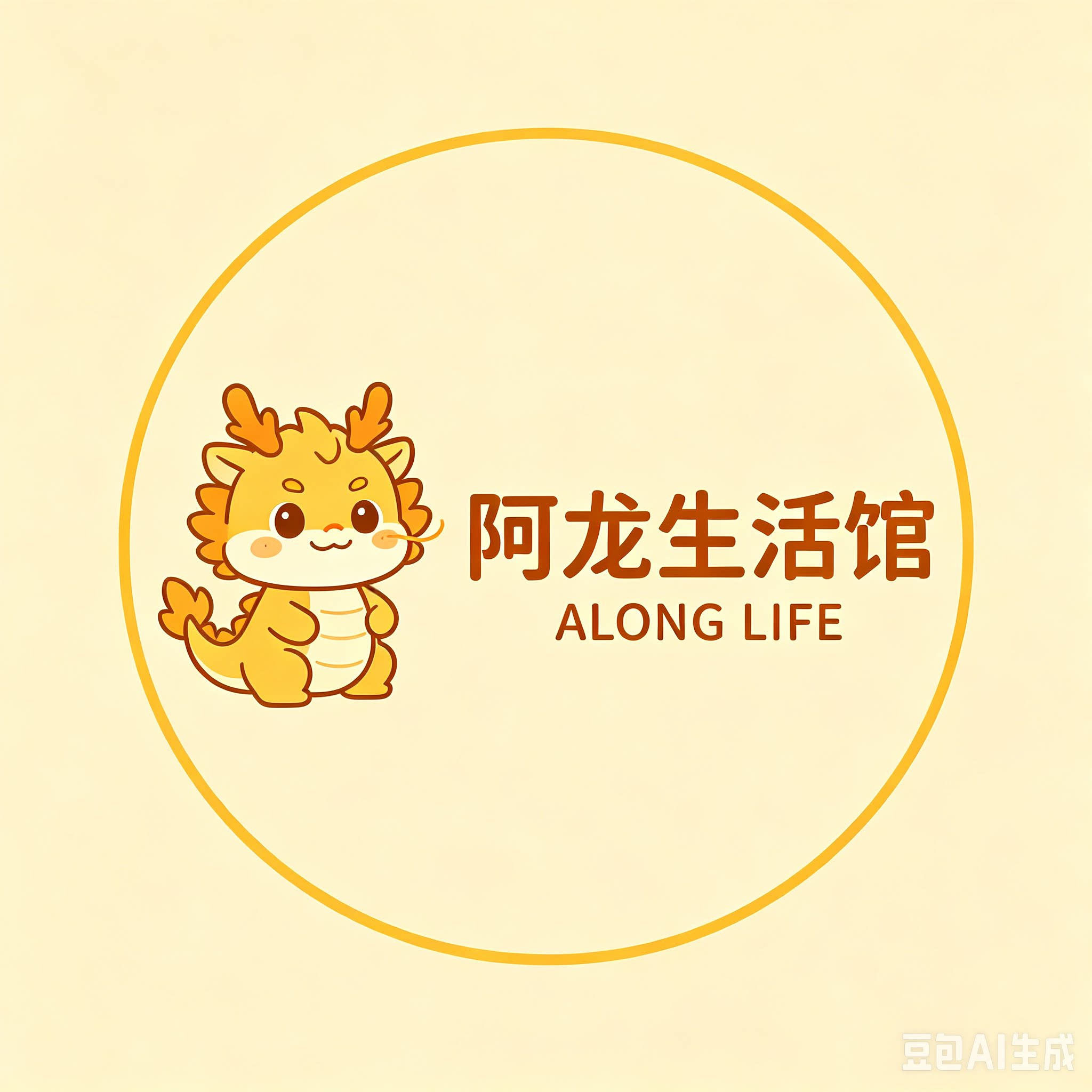 阿龙生活馆的LOGO