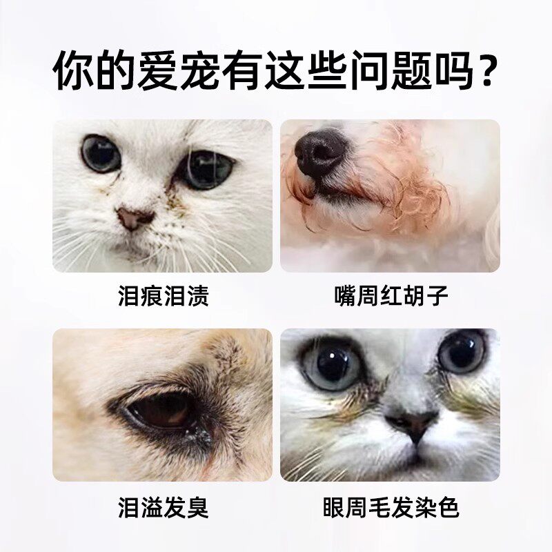 🐾 宠物泪痕清洁神器!恩玖拉泪痕魔力擦🌟-眼部清洁-淘宝好物网