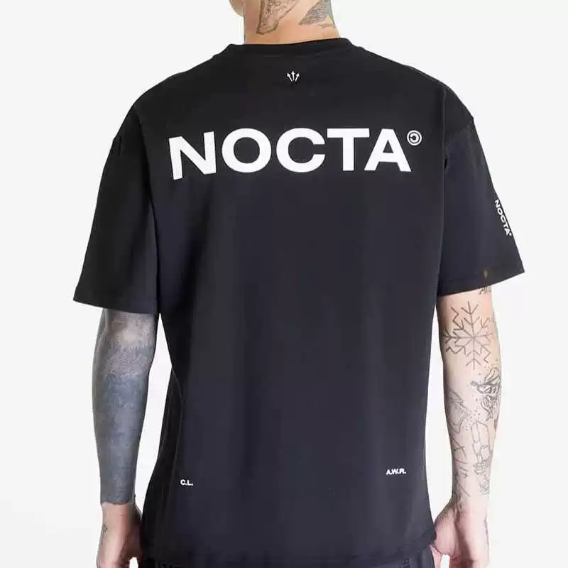 NOCTA Drake свободная футболка с короткими рукавами 2024 лето дышащая молодежная повседневная футболка с буквенным принтом