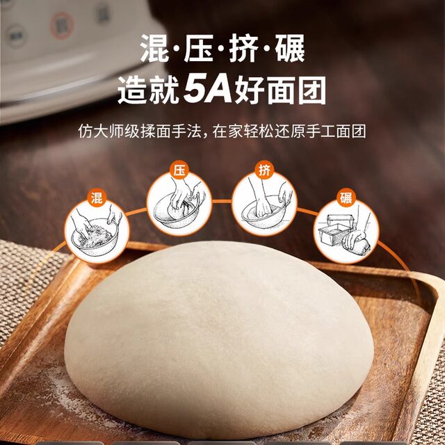 Joyoung Electric Meat Grinder for Home Use, Small Multifunctional Blender for Mincing Meat and Vegetables, Dough Mixer, and Meat Chopper