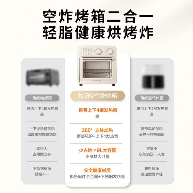 Joyoung Air Fryer Household Electric Oven New Model Large Capacity Electric Fryer and Oven Combo Genuine Product Without Flipping