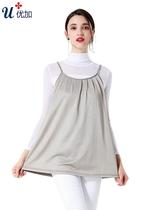 lExcellent radiation-proof clothing maternity clothing silver inner fiber sling clothing womens large size shielding outerwear