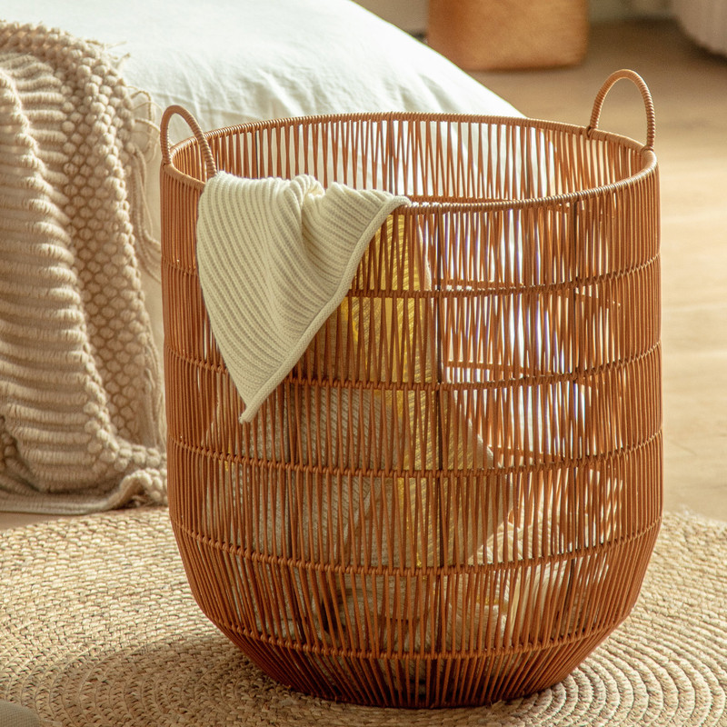 Dirty Clothes Basket, Storage Basket for Dirty Clothes, Household Dirty Clothes Hamper, Laundry Basket, Bathroom Faux Rattan Basket, Light Luxury and High Aesthetic Value Dirty Clothes Basket, Storage Basket for Dirty Clothes, Household Dirty Clothes Hamper, Laundry Basket, Bathroom Faux Rattan Basket, Light Luxury and High Aesthetic Value