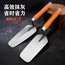 New stainless steel plastering trowel integrated knife small ash shovel bricklaying knife mortar spoon bricklayers tool tiles and tiles
