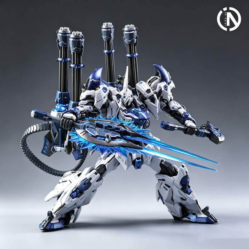 In-Stock First Batch of Infinite Series Rmd Limited Edition Color Variant Lizade - Polar Shark Assembly Model, New Domestic-Made Mecha Product