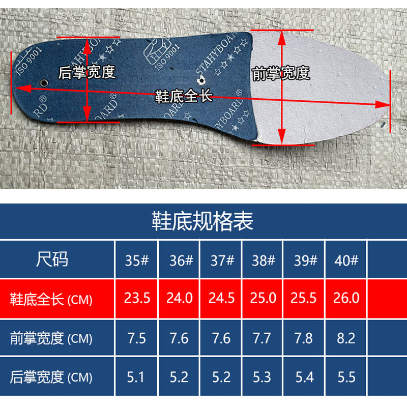 🌟女鞋必备🔥 中底板硬鞋材配件 不变形鞋垫 稳定舒适-鞋底-淘宝好物网