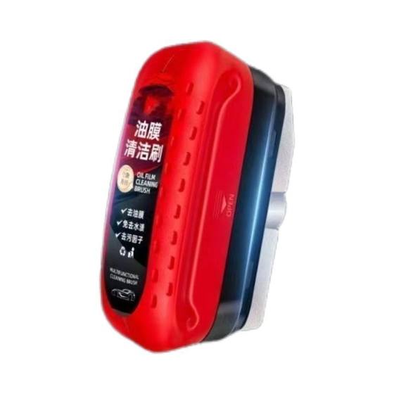 新款汽车玻璃油膜清洁擦多功能清洁刷通用去除强力去前挡侧窗刷子
