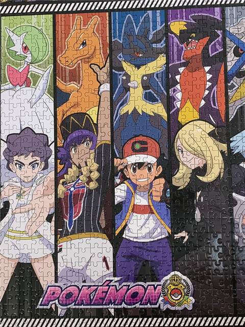 Pokémon Master Puzzle 1000 Pieces Thickened Adult Educational Anime Decorative Toy Gift for Men