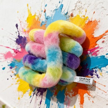 2026 Hot New Plush Twisty Toy Tangle-Style Stress Relief Gadget for Girls, Finger-Twisting Toy