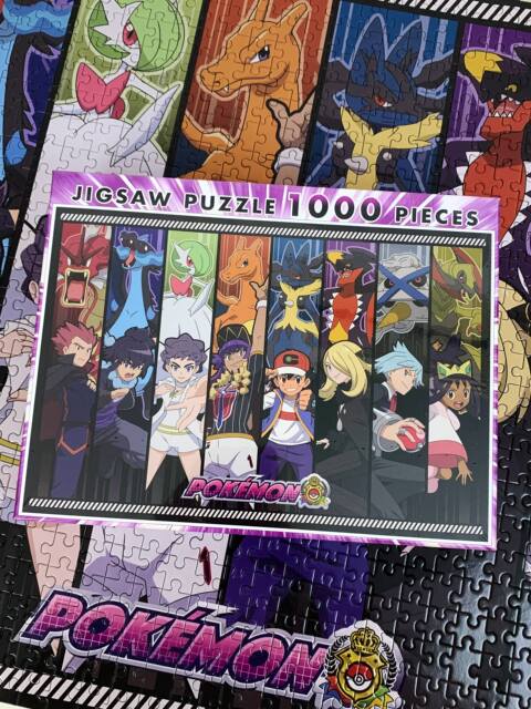 Pokémon Master Puzzle 1000 Pieces Thickened Adult Educational Anime Decorative Toy Gift for Men