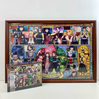 Demon Slayer: Kimetsu No Yaiba 1000-Piece Jigsaw Puzzle for Adults, Educational Toy, Tanjirou DIY Trendy Toy, Decorative Anime Birthday Gift