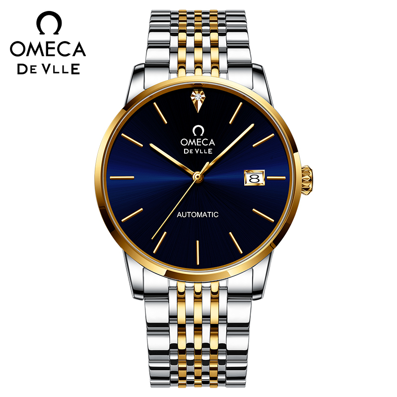 2026 New Model Swiss Genuine European and American Products ­ Qie Watch Men's Fully Automatic Mechanical Watch Waterproof Luminous Fashion Men's Watch