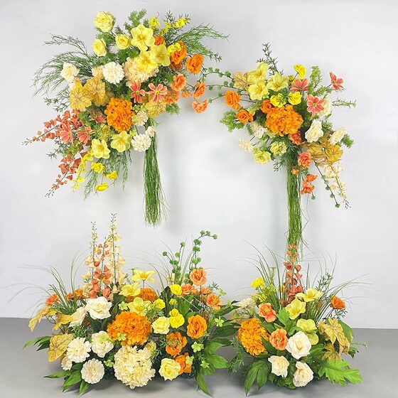 网红店布置莫奈花园风仿真假花成品婚礼布置摄影道具派对装饰造景