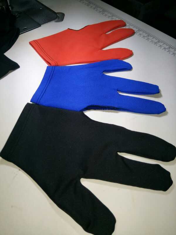 (Factory direct sales) billiard gloves Billiards gloves Billiards common gloves Billiards three-finger gloves can be customized logo