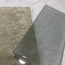Fixed partition glass wired glass broken double-layer tempered laminated glass 55801 glass door and window metal mesh ultra-white explosion-proof glue
