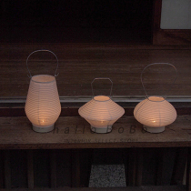 (Wang Bo Bos grocery house) Japan Linwork Brits Little Wild Rinai Design Courtyard Road Light Day Style Paper Lamp