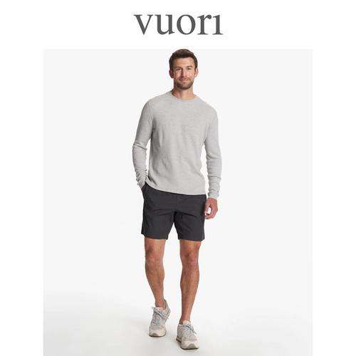 Vuori Waffle Enme Employ Flying Flying с длинным рукавом мужская повседневная крышка моды с большой рубашкой v176